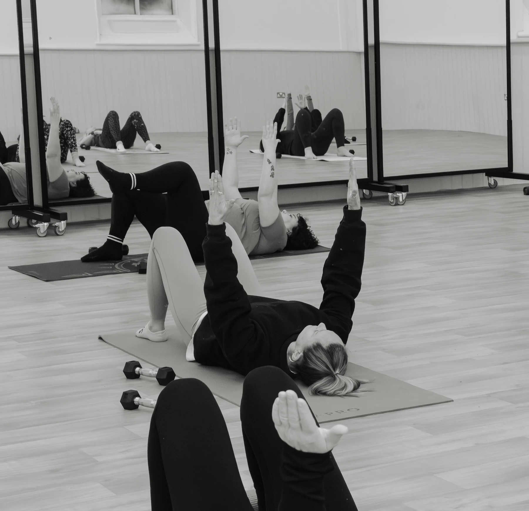 Pilates class at Capel Gosen