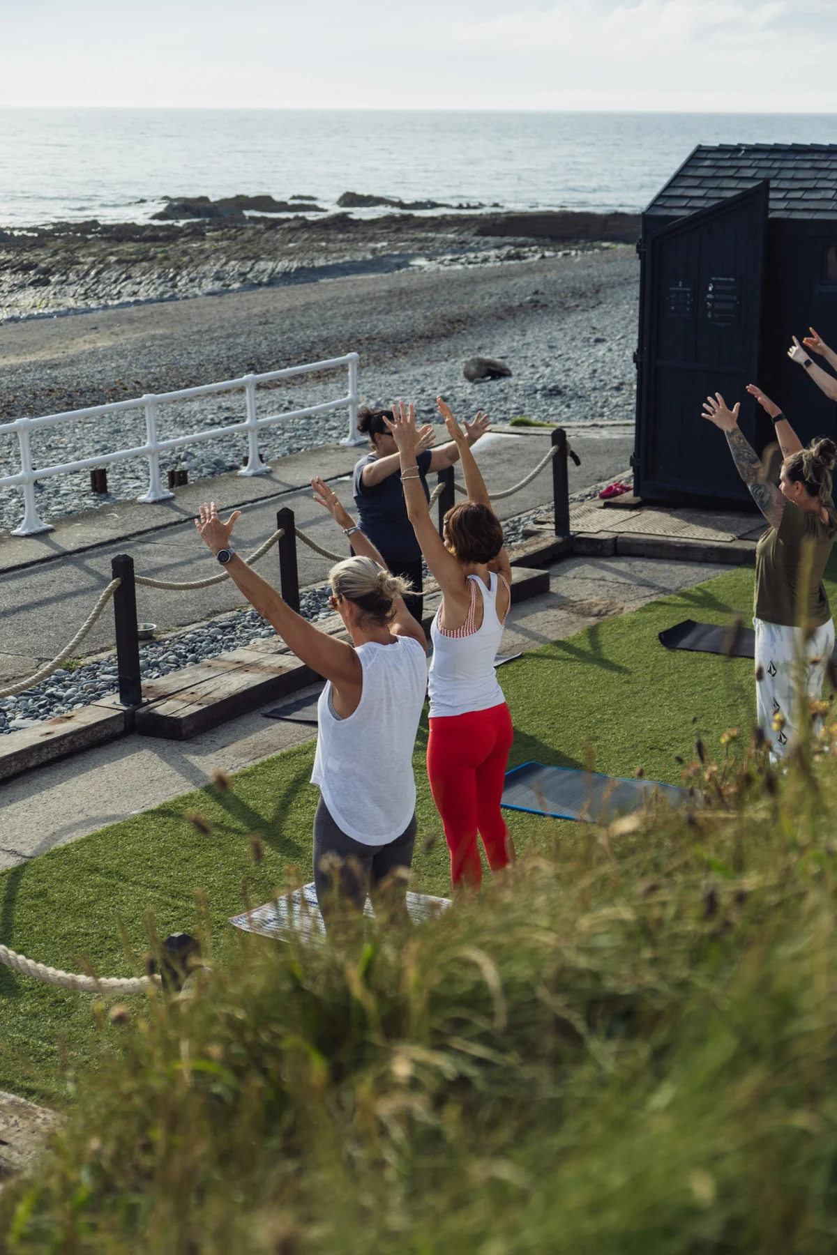 Outdoor fitness session